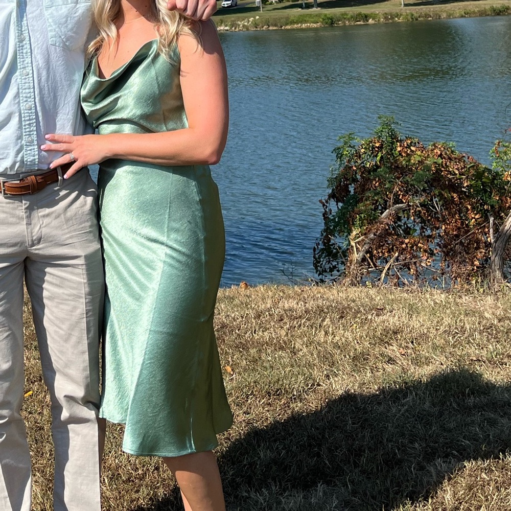 Satin dress